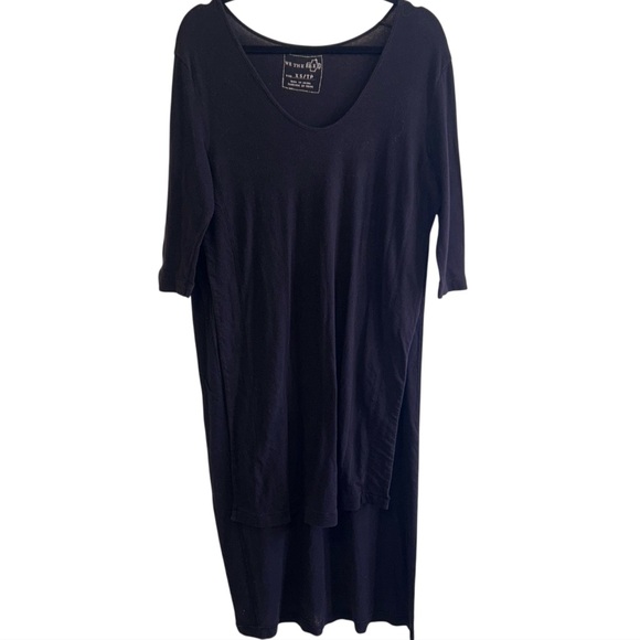 We The Free Long Shirt Black 3/4 Sleeve Women’s Size XS - Picture 2 of 4